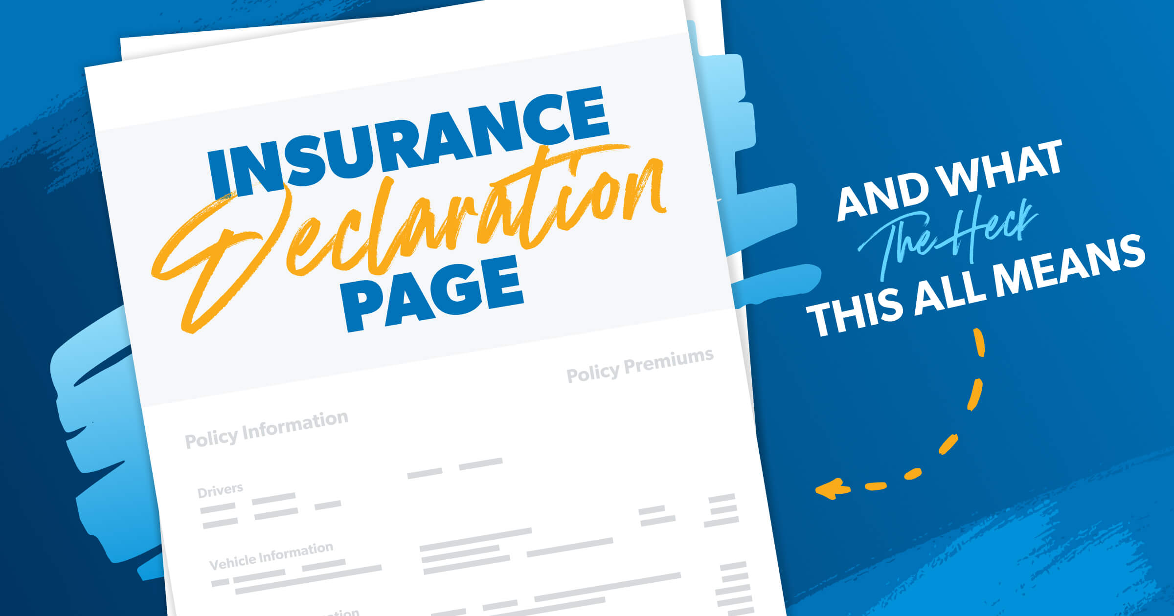 insurance declaration page