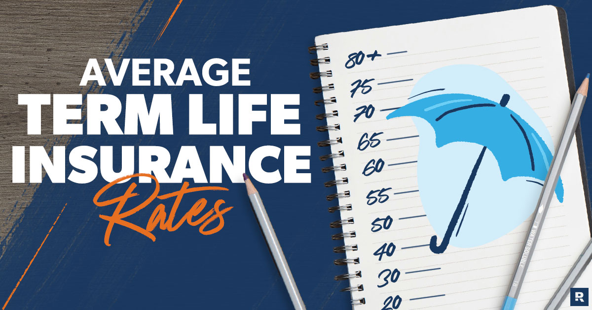 term life insurance rate chart by age 