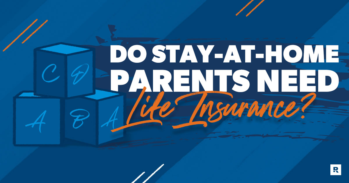 Do Stay-At-Home Parents Need Life Insurance Header Image with Children's ABC Blocks