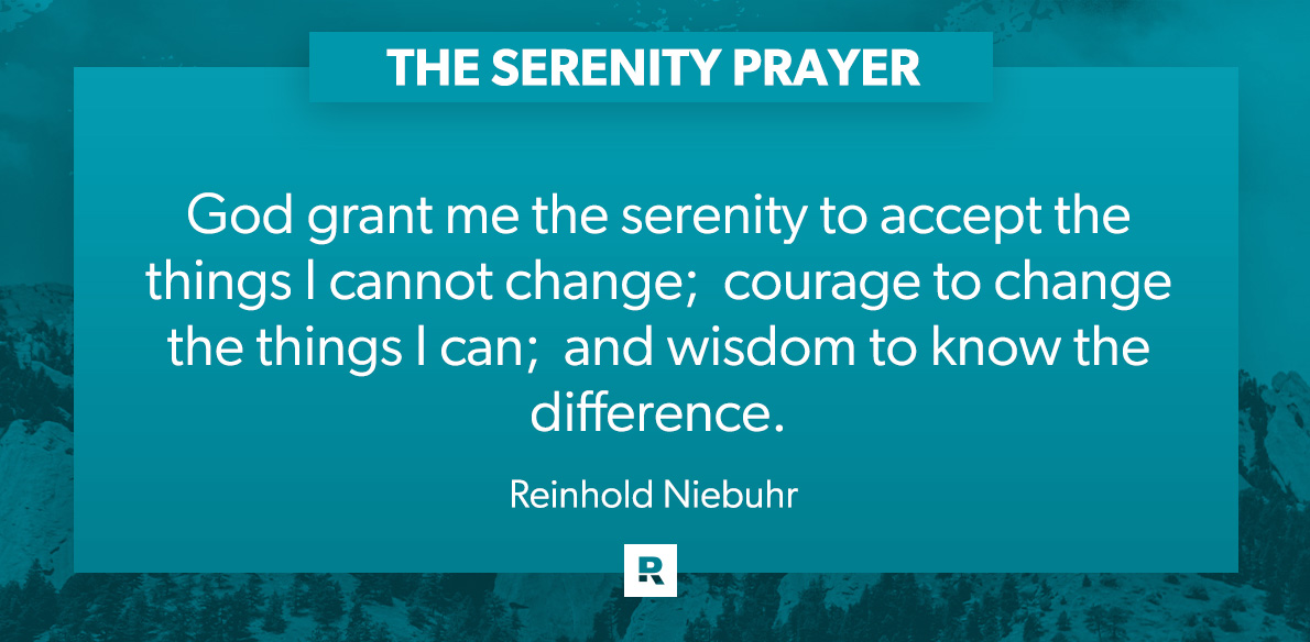 The Serenity Prayer