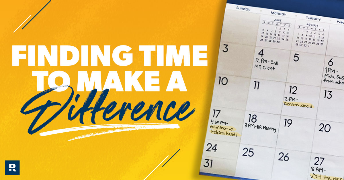 4 Ways to Find Time to Make a Difference