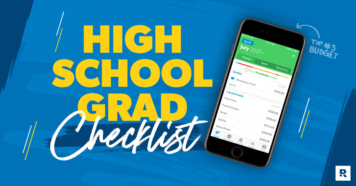high school grad checklist