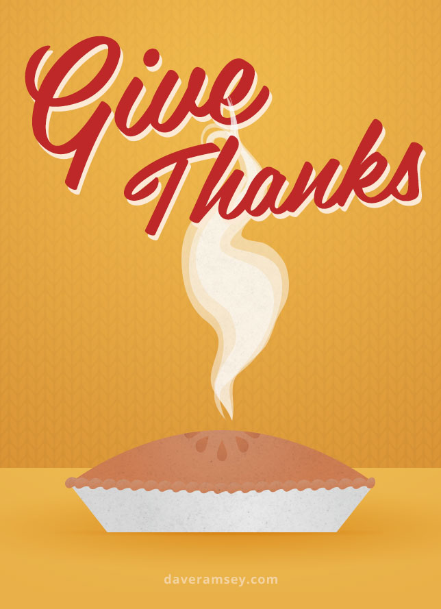 Give Thanks. Eat Pie. | DaveRamsey.com