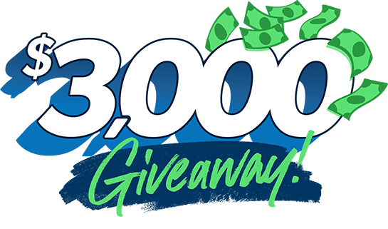 $3,000 Giveaway