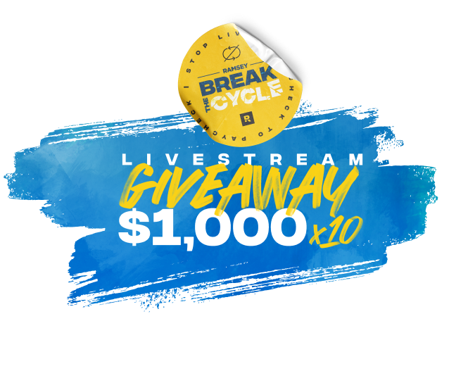 Livestream Giveaway $1,000 x 10
