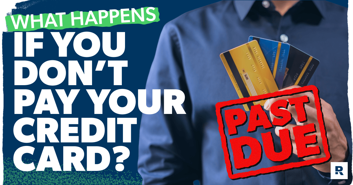 A man holding three credit cards, with a 