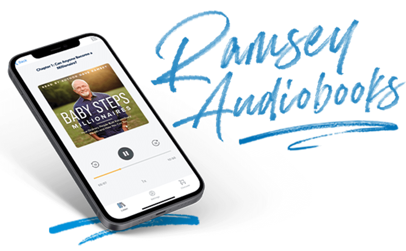 Ramsey Audiobooks App on Phone
