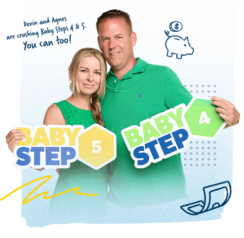 Devin and Agnes are crushing Baby Steps 4 and 5. You can too!