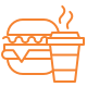 Cafeteria and coffee shop icon