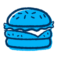 Cafeteria and coffee shop icon