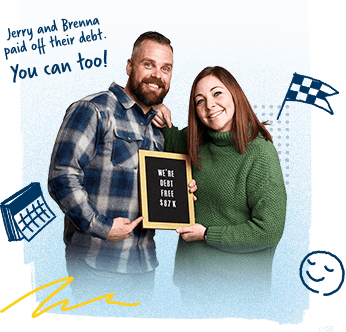 Photo of a debt-free couple. Jerry and Brenna paid off their debt. You can too!