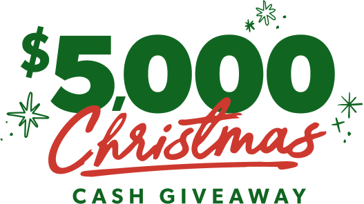 $5,000 Cash Giveaway