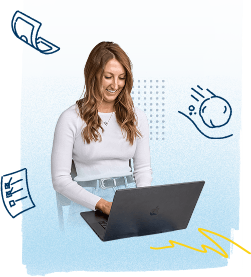 Woman with Laptop