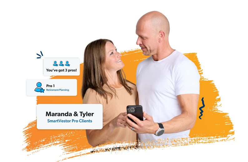 SmartVestor Pro Clients Maranda & Tyler picking their pro.