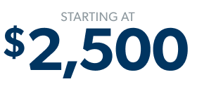 Starting at $2500