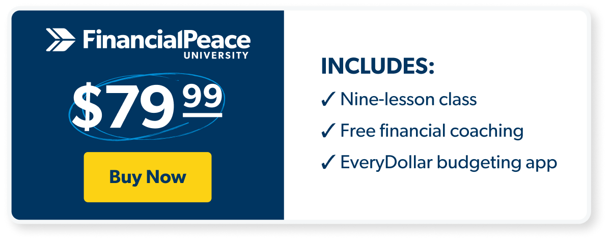 Financial Peace University for 79.99
