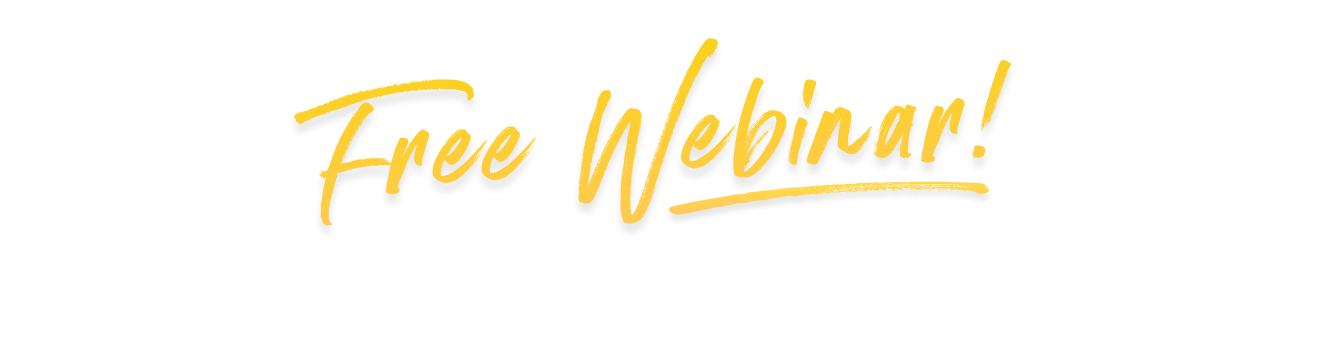 Free Webinar: Thursday, October 15th