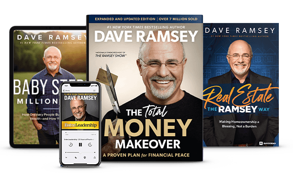 Books by Dave Ramsey on money, business, real estate and more.