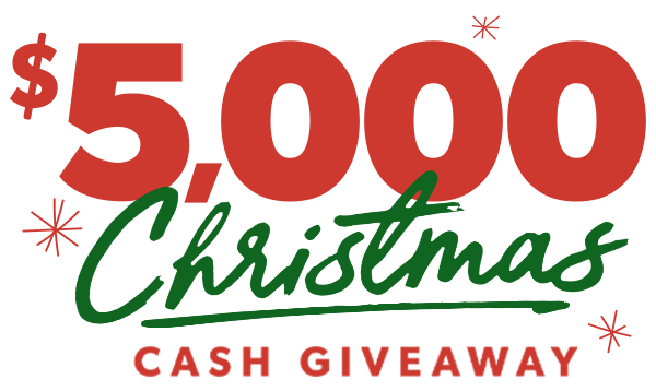 $5,000 Christmas Cash Giveaway