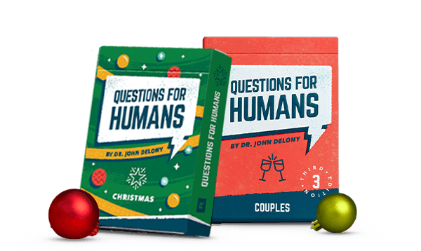 Image of Question for Humans Christmas and Couples Decks