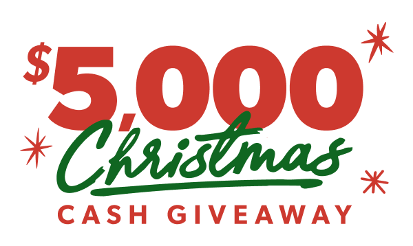 $5,000 Christmas Cash Giveaway