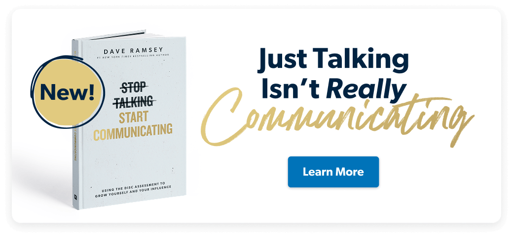Image of  "New! Just Talking Isn't Really Communicating"  CTA: Learn More