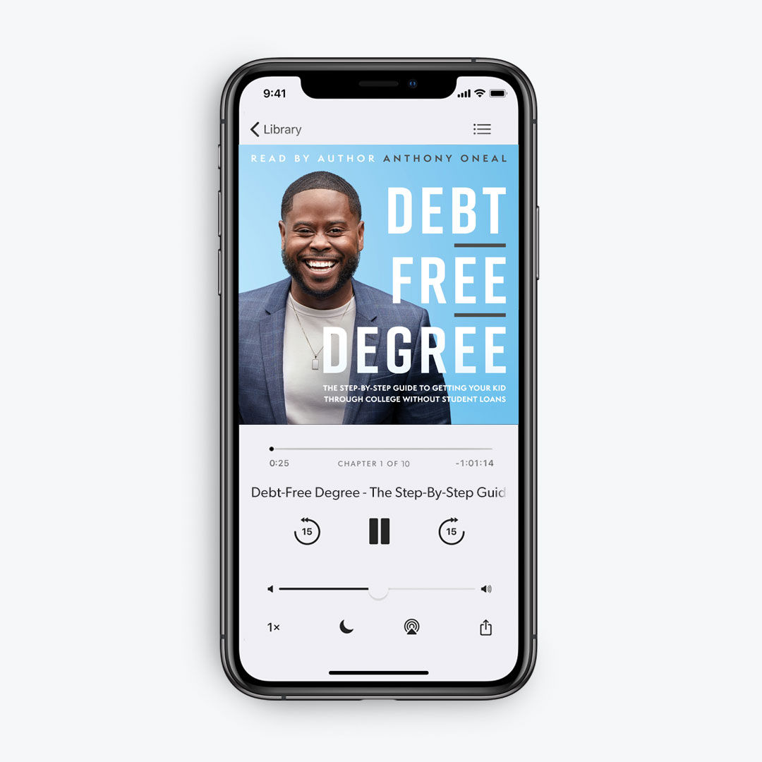 Debt-Free Degree by Anthony ONeal (Audiobook Download)