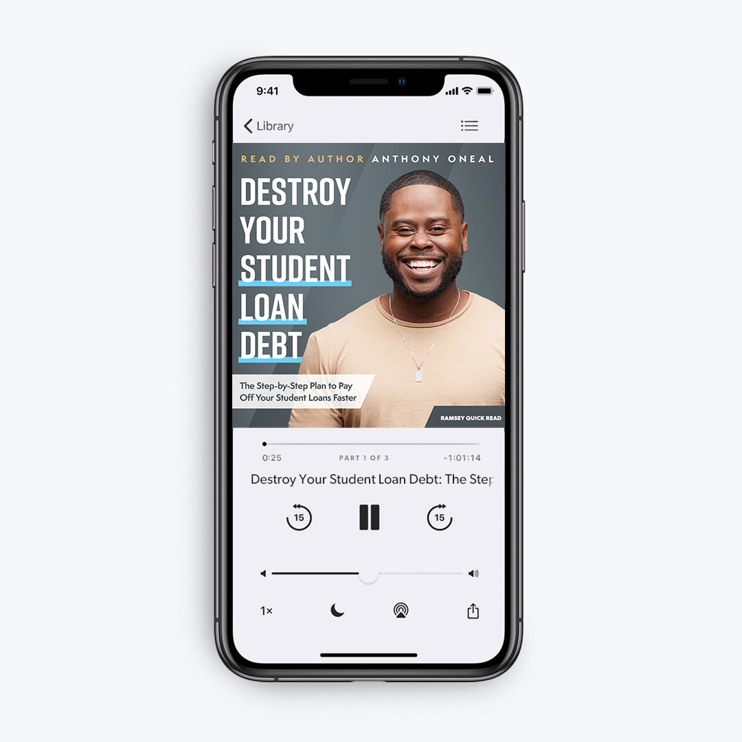 Destroy Your Student Loan Debt by Anthony ONeal (Audiobook Download)
