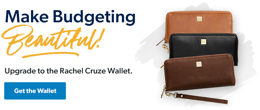 Upgrade your envelope system with the Rachel Cruze Wallet!