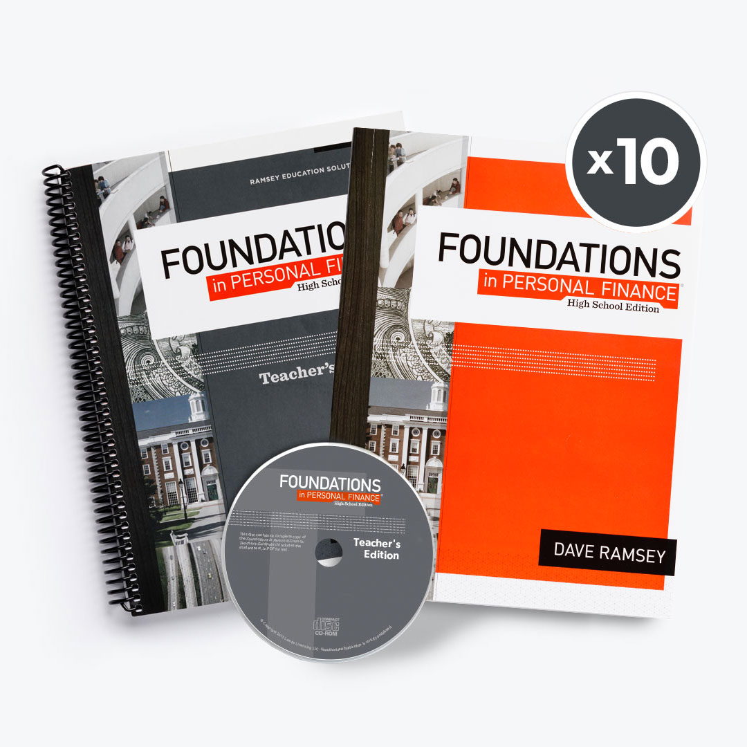 Foundations In Personal Finance High School Teacher Pack With 10 