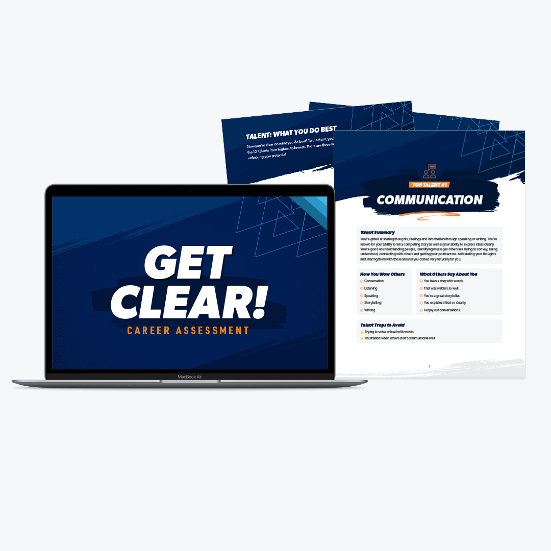 Get Clear Career Assessment - Your Customized Guide to Finding Meaningful Work