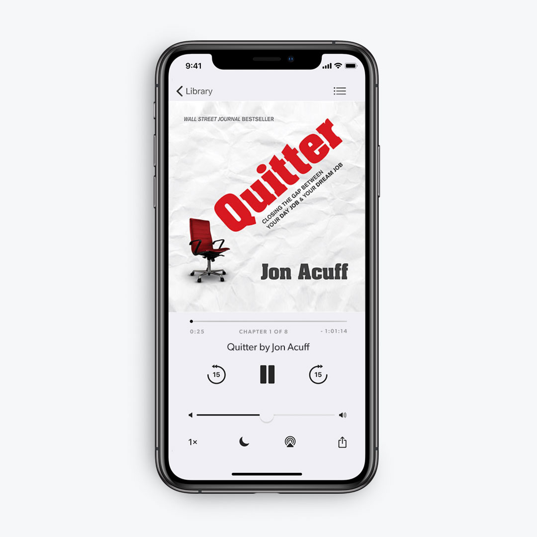 Quitter by Jon Acuff (Audiobook Download)