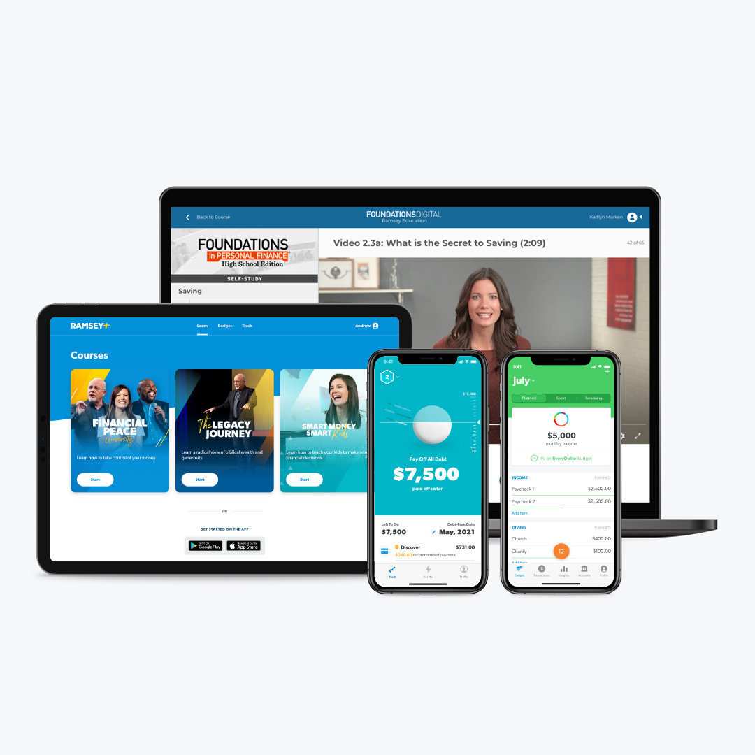 Ramsey+ Remote Learning Bundle | Take Control of Your Money (and Show Your Teen How, Too!)