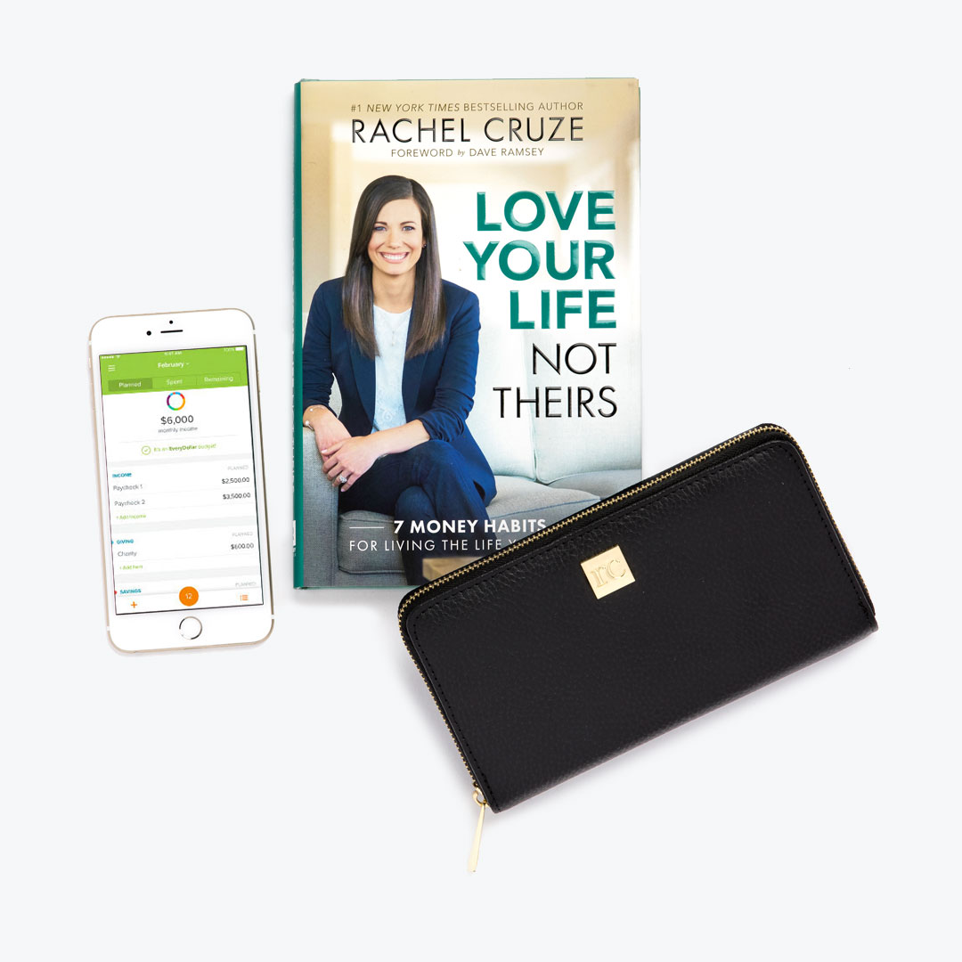 Rachel Cruze Bundle with Black Wallet + Clip System