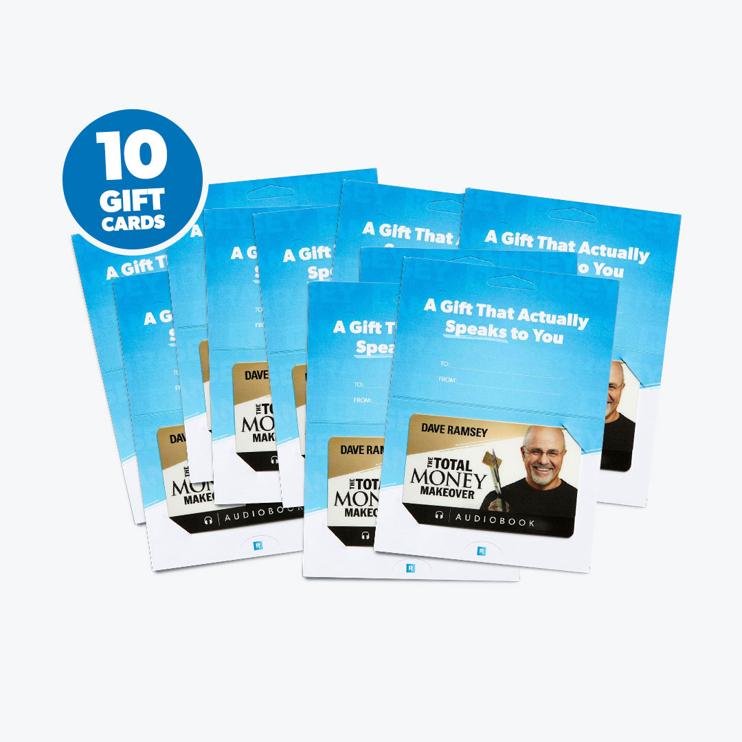 New! The Total Money Makeover - 10 Gift Card Special