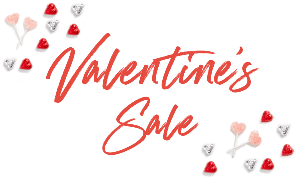 Our Valentine’s Sale has prices as low as $5
