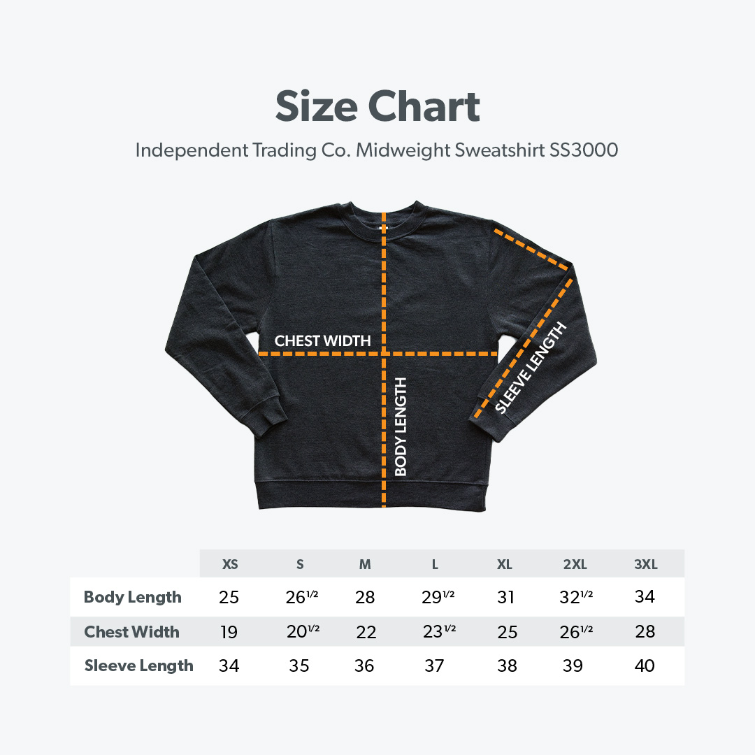 Independent trading co hoodie on sale sizing