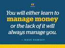 Quote manage money